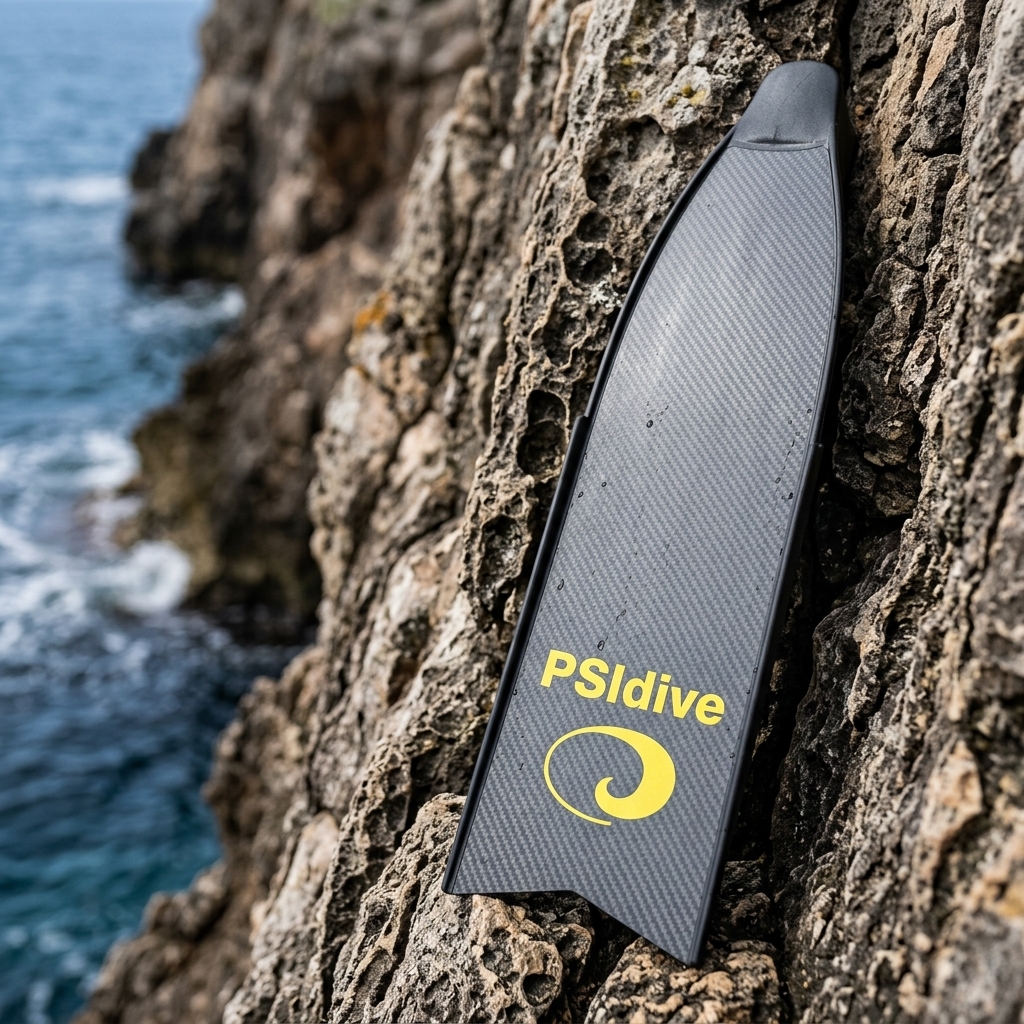 Palas para aletas PS Dive 100% carbono Soriatec 79 CM