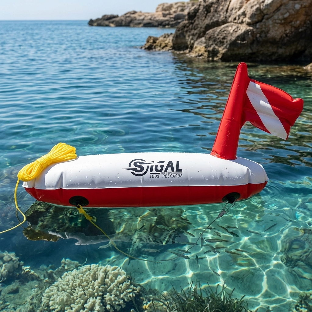 Comprar Boya Torpedo Sigalsub Rojo/Blanco