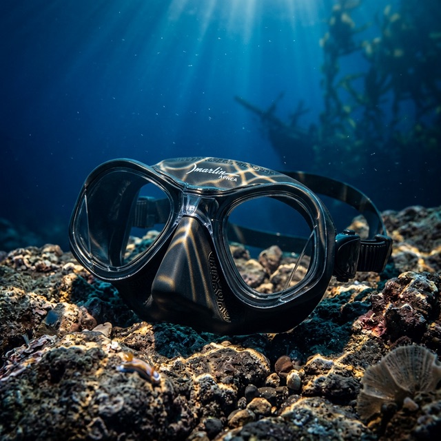 Máscara Marlin APNEA | Volumen ultrabajo para apnea y buceo libre