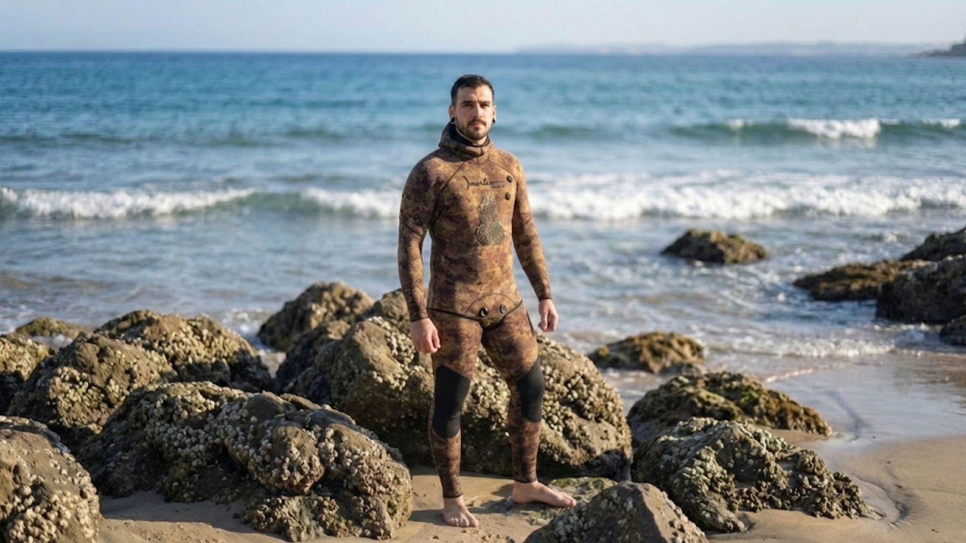 Traje de neopreno Marlin ELEMENT OLIVA para pesca submarina