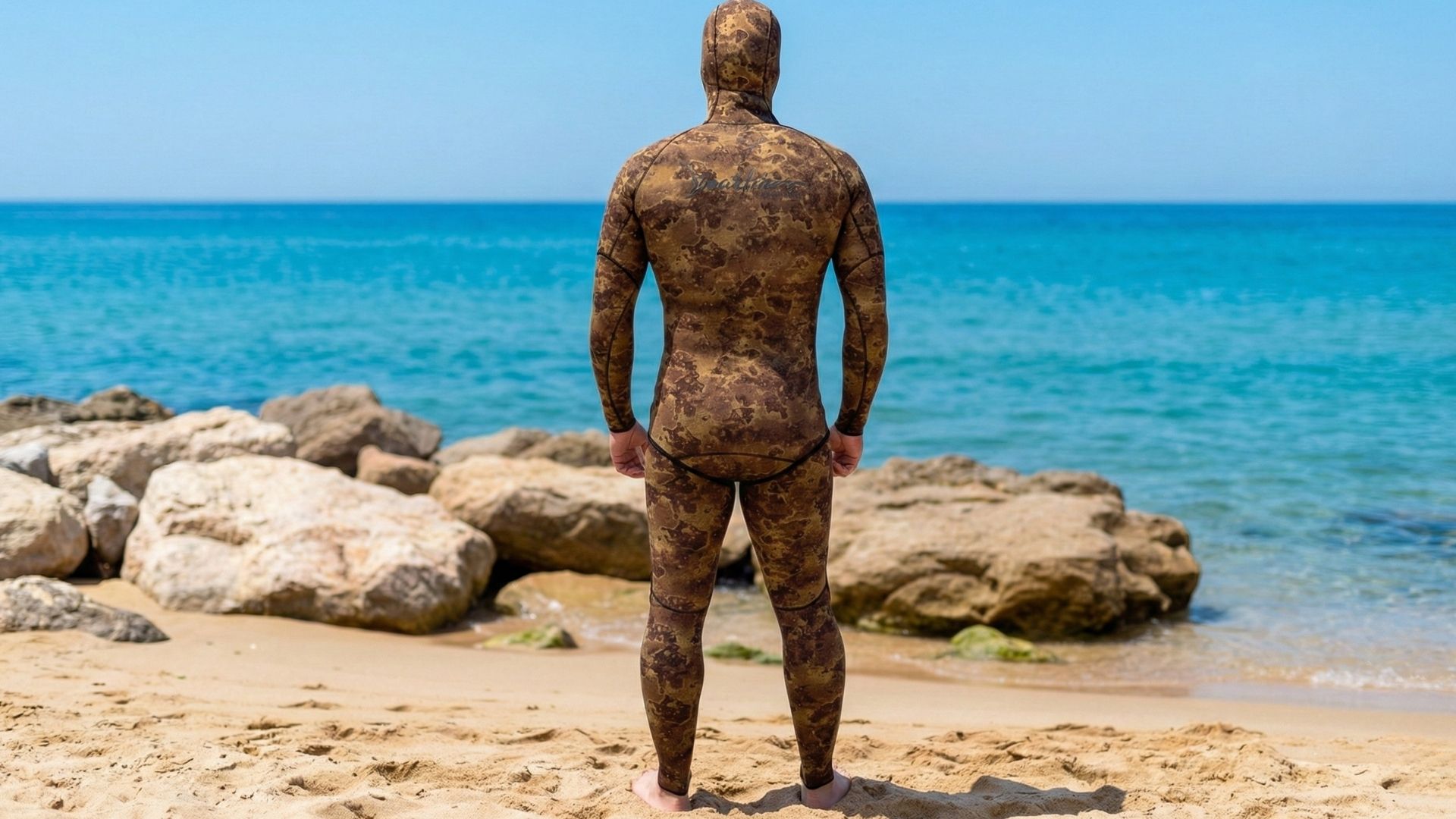 Mimetismo perfecto gracias a su revestimiento ultrastretch de lycra de camuflaje en la espalda