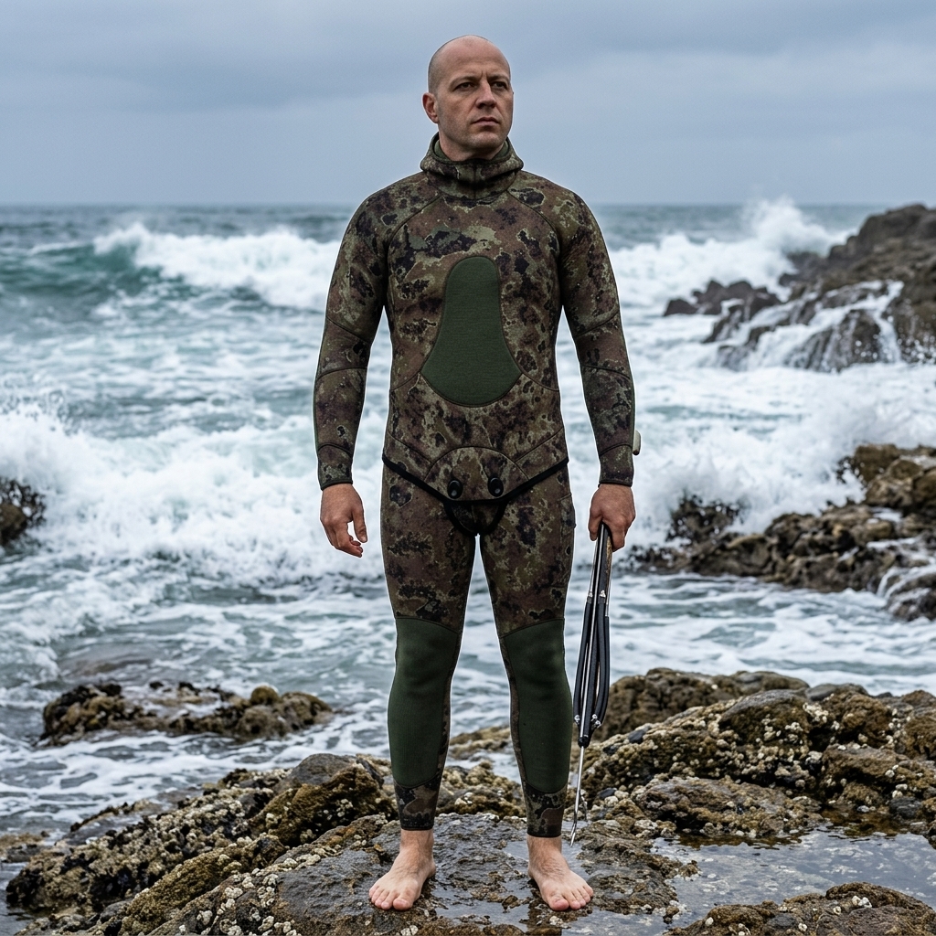 Traje neopreno Marlin PRIDE 9 mm Green Camo